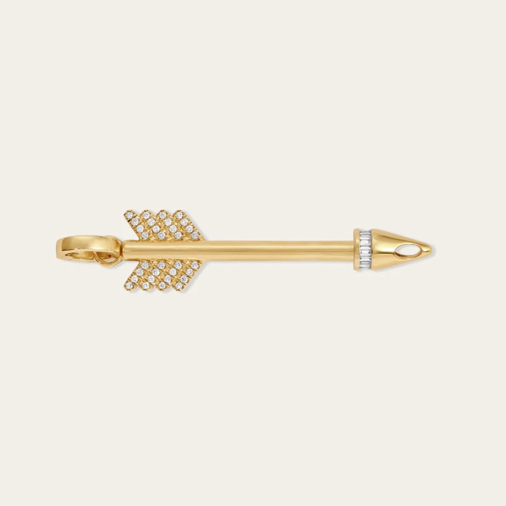 Adina Reyter Diamond Arrow Hinged Charm for Big Beads NO LOW BALLS!!
